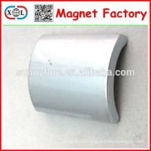 N40 big arc shape powerful neo motor magnet